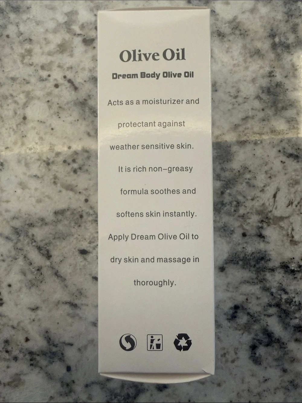 Olive Oil Body Oil – White